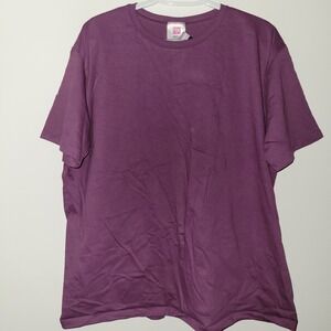 NWT Vintage Hanes Her Way Single Stitch T-Shirt Women's Size Large Lavender USA